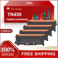 4 TN450 Toner Cartridge for Brother TN-450 TN420 MFC-7360N 7860DW HL-2270DW 2240