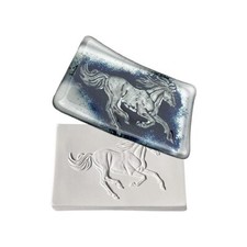 O.D.5.5"x 3.5 D.1 Horse Dish Slump Mold Glass Fusing