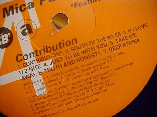 MICA PARIS LP Island 1990's SOUL DANCE Contribution FIRST PRESS UK IMPORT NM - Picture 5 of 6