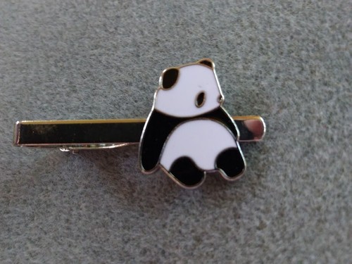 Cute Panda Tie Bar Clips Pins Tacks Wedding Graduation Birthday Party - Picture 4 of 9