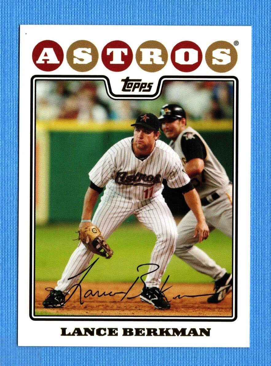 2008 Topps Gold Foil #395 Lance Berkman Astros