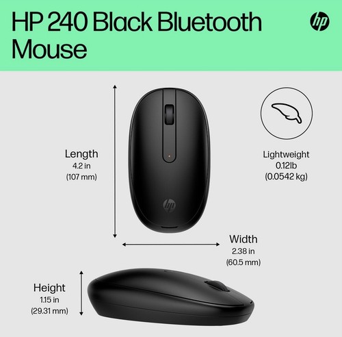 HP Bluetooth Mouse 240 Red In Colour - Picture 3 of 7