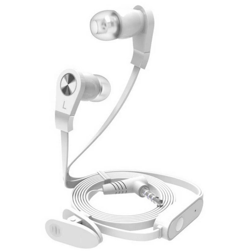 Langsdom Mijiaer JM02 Cuffie stereo auricolari in silicone 3,5 mm con microfono - Bianco - Foto 2 di 6