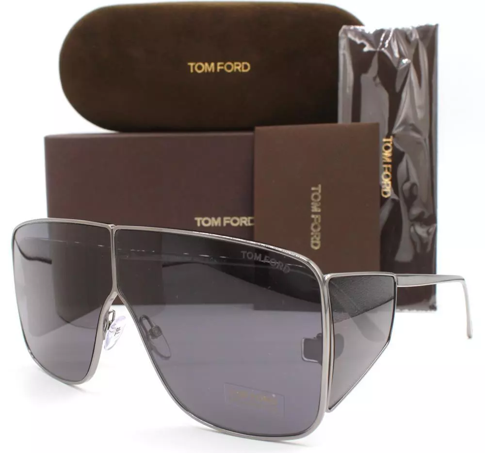 antenne bælte Gå op Tom Ford Spector TF708 708 Sunglasses Dark Ruthenium 08A Authentic 72mm |  eBay