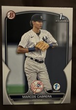2023 Bowman 1st Edition - Marcos Cabrera #BPPF-46 (RC)