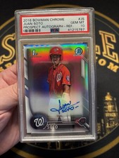 Juan Soto 2016 Bowman Chrome 1st RC Auto Refractor /499 PSA 10 💎 