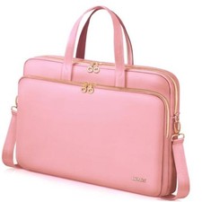 Laptop Bag Case for Women Men Messenger Briefcase Bag, 17 17.3 17.3 inch Pink