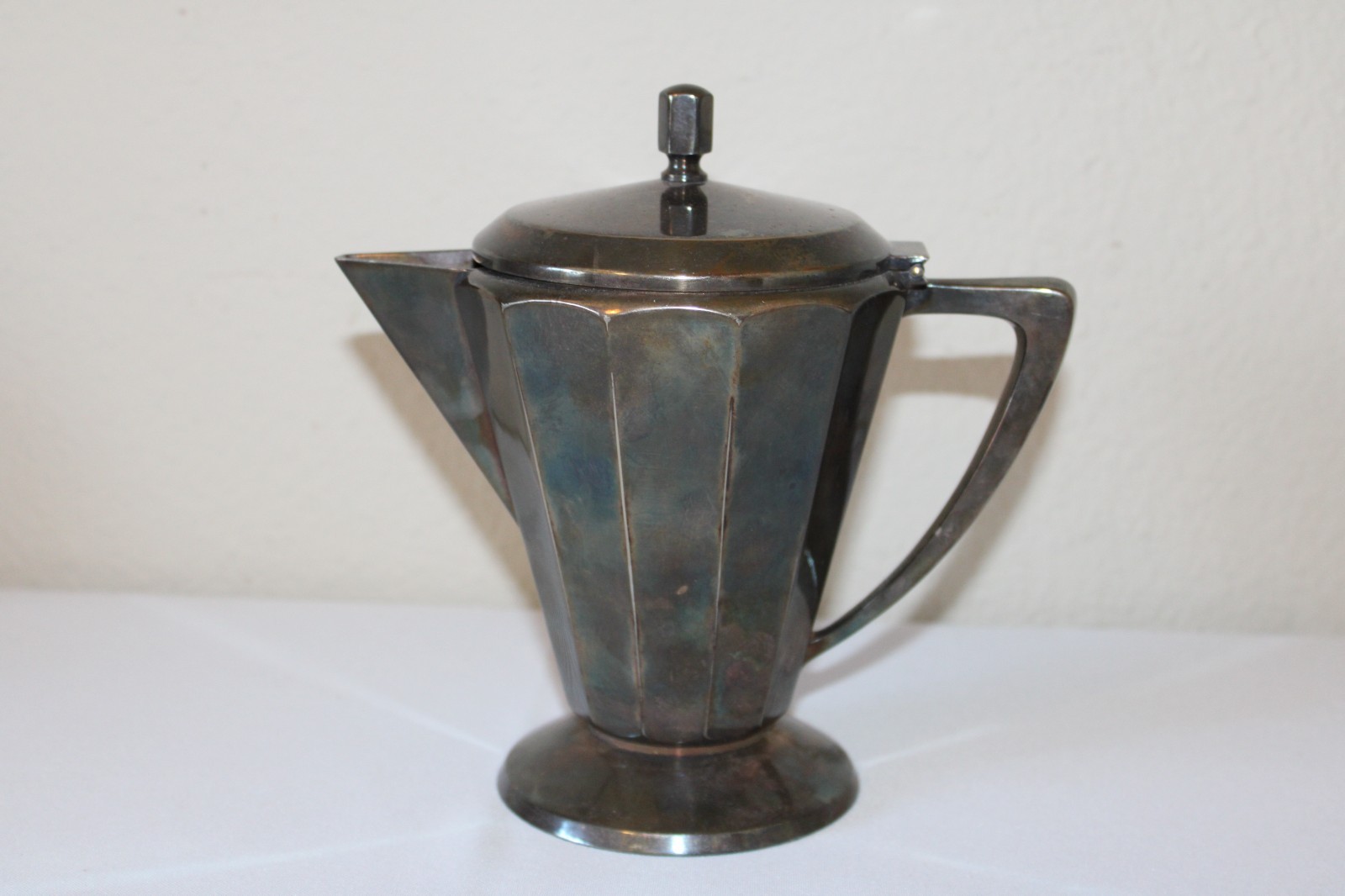 Antique Art Deco Silverplate Coffee Pot Art Krupp Berndorf Vintage 70cl