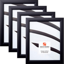 Craig Frames 1Wb3Bk 14 X 22 Inch Picture Frame Black Set Of 4 1Wb3Bk1422L-4