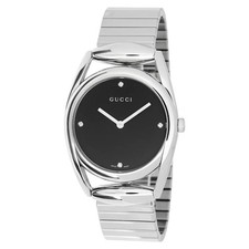 Gucci U-Play 139MD Stainless Steel Bracelet Diamonds Swiss Quartz Watch YA139406