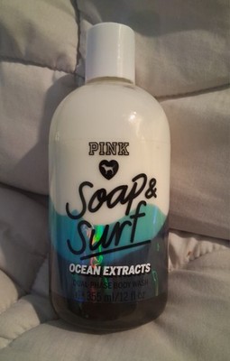 Victorias Secret Pink Ocean Extracts Dual Phase Soap & Surf  Body Wash 12 Oz New