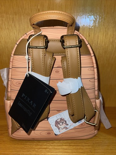 Loungefly Disney Pixar Up Carl & Ellie Photos Mini Backpack & Wallet Set New - Picture 5 of 9