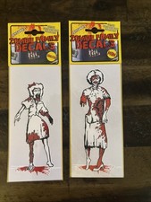 Set Of 2 Collectible Zombie Daughter And Mom Family Decals New Sealed Unopened