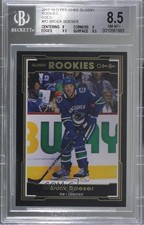 2017 Upper Deck O-Pee-Chee Update Glossy Rookies Gold Brock Boeser BGS 8.5 1o3