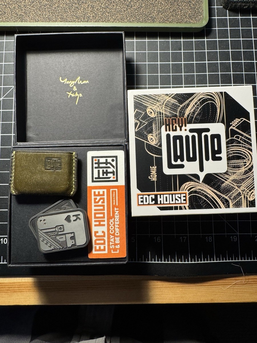Lautie EDC Shuffle 2.0 Zirc Zirconium Copper Cards Fidget Slider