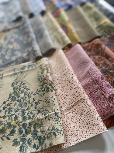 20pc Vtg Japanese Kimono Silk Fabric Remnants Lot Patchwork Craft Japan, 932 - Picture 2 of 7