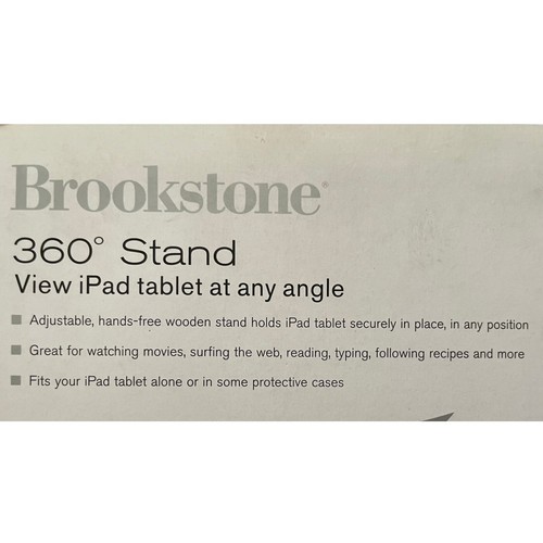 Brookstone 360° Ajustable iPad Tablet Soporte Vista en Cualquier Ángulo NUEVO - Imagen 4 de 6