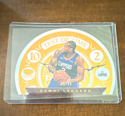 Panini 2020-21 Crown Royale Test of Time Kawhi Leonard Clippers #3 /99