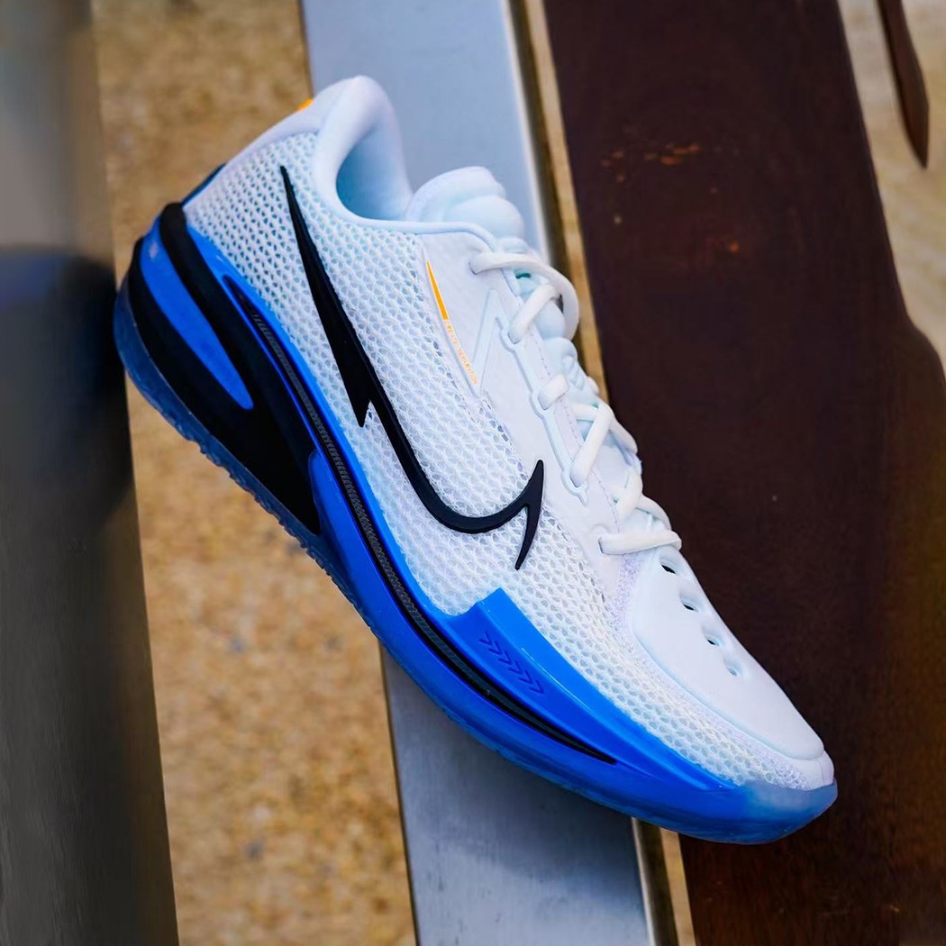 Nike Air Zoom GT Cut Basketball 'White Photo Blue' Cushioned Shoes