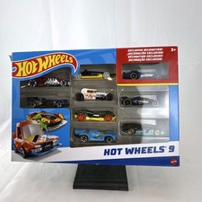 Hot Wheels 9 Car Pack Box Set Exclusive Decoration 1:64 Scale Diecast Cars Lot