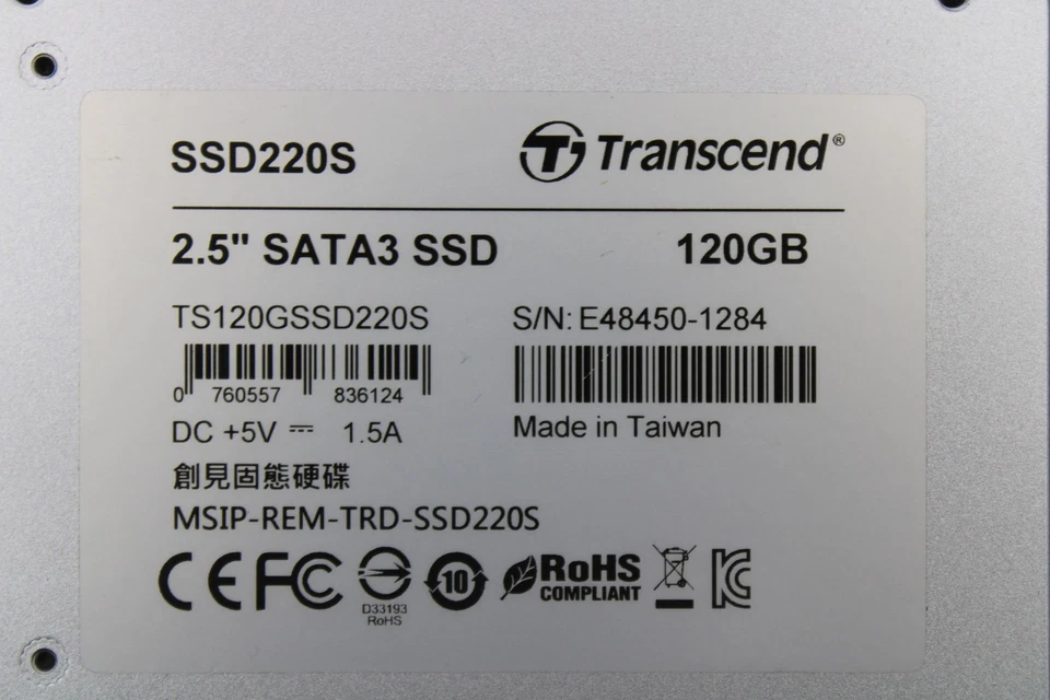 Samsung TS120GSSD220S 120GB SSD SATA 2.5" 3G - Image 3 of 4
