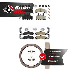 Front Semi-Metallic Rear Ceramic Disc Brake Pads Kit For 2000-2000 GMC Yukon