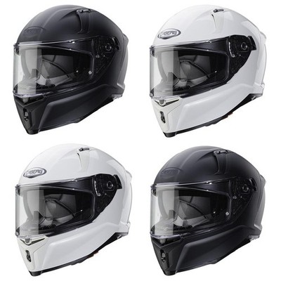 Caberg Avalon X Plain Integralhelm Motorradhelm Sport Touring schwarz weiß