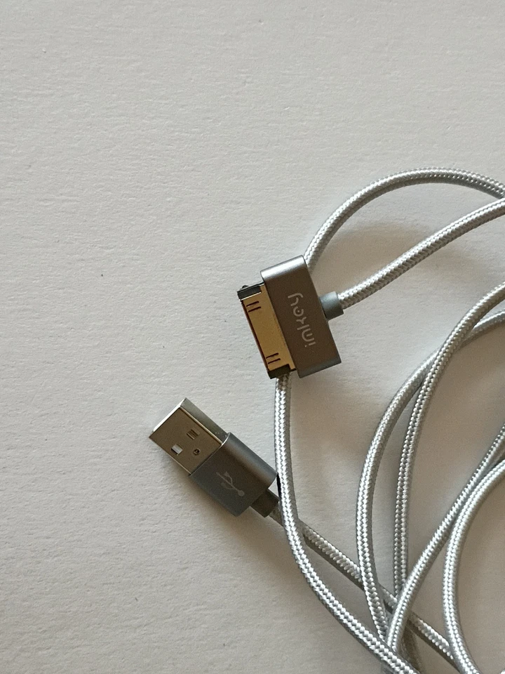 Samsung Galaxy Tablet 30 Pin Charging Cables, Inkey USB & PWR+ Wall, Used-Work. - Image 2 of 4