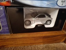 KYOSHO 1995 MAZDA RX-7 FD- 1 18 scale diecast modelreplica  car silver