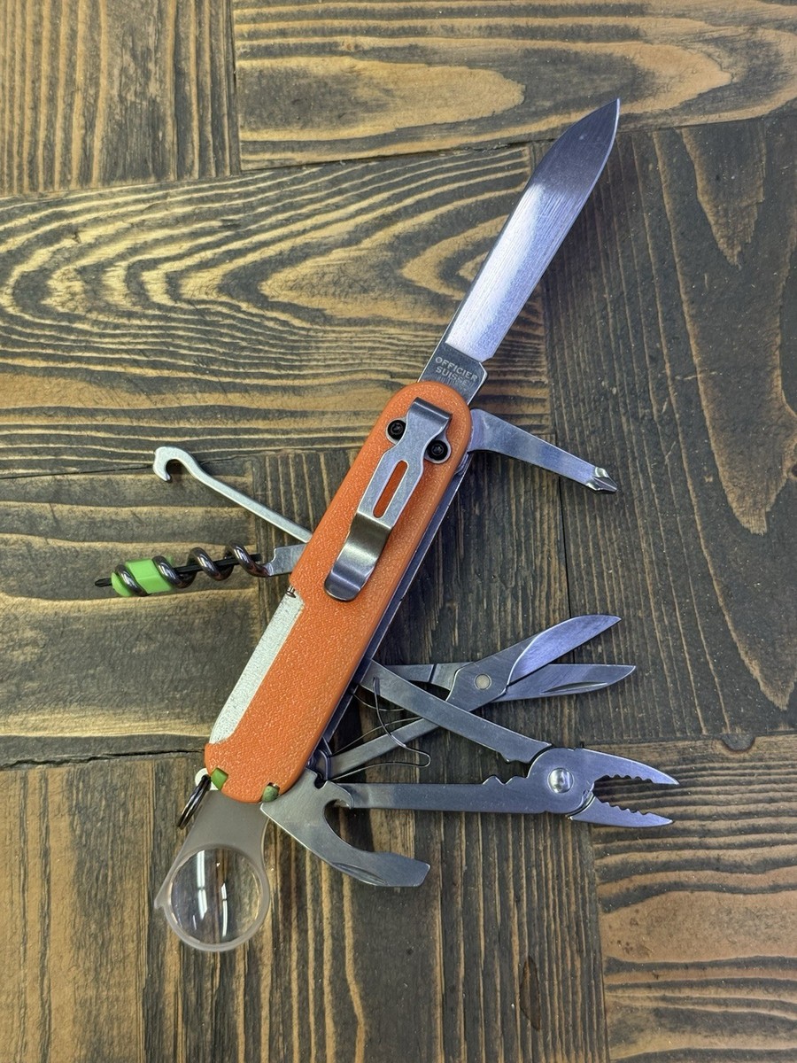 Custom Victorinox Yeoman Mechanic Swiss Army Knife 3DP Orange Plus