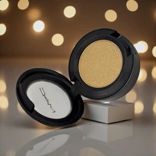 MAC Eye Shadow Powder Single, GORGEOUS GOLD (veluxe pearl) 0.05oz / 1.5g Full Sz