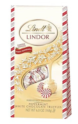 Lindt Chocolate Lindor Truffles ''White Chocolate Peppermint