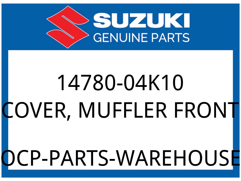 COVER, MUFFLER FRONT