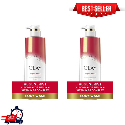2 Pack Olay Age Defying Body Wash for Women with Niacinamide, 20 Oz, Size Large