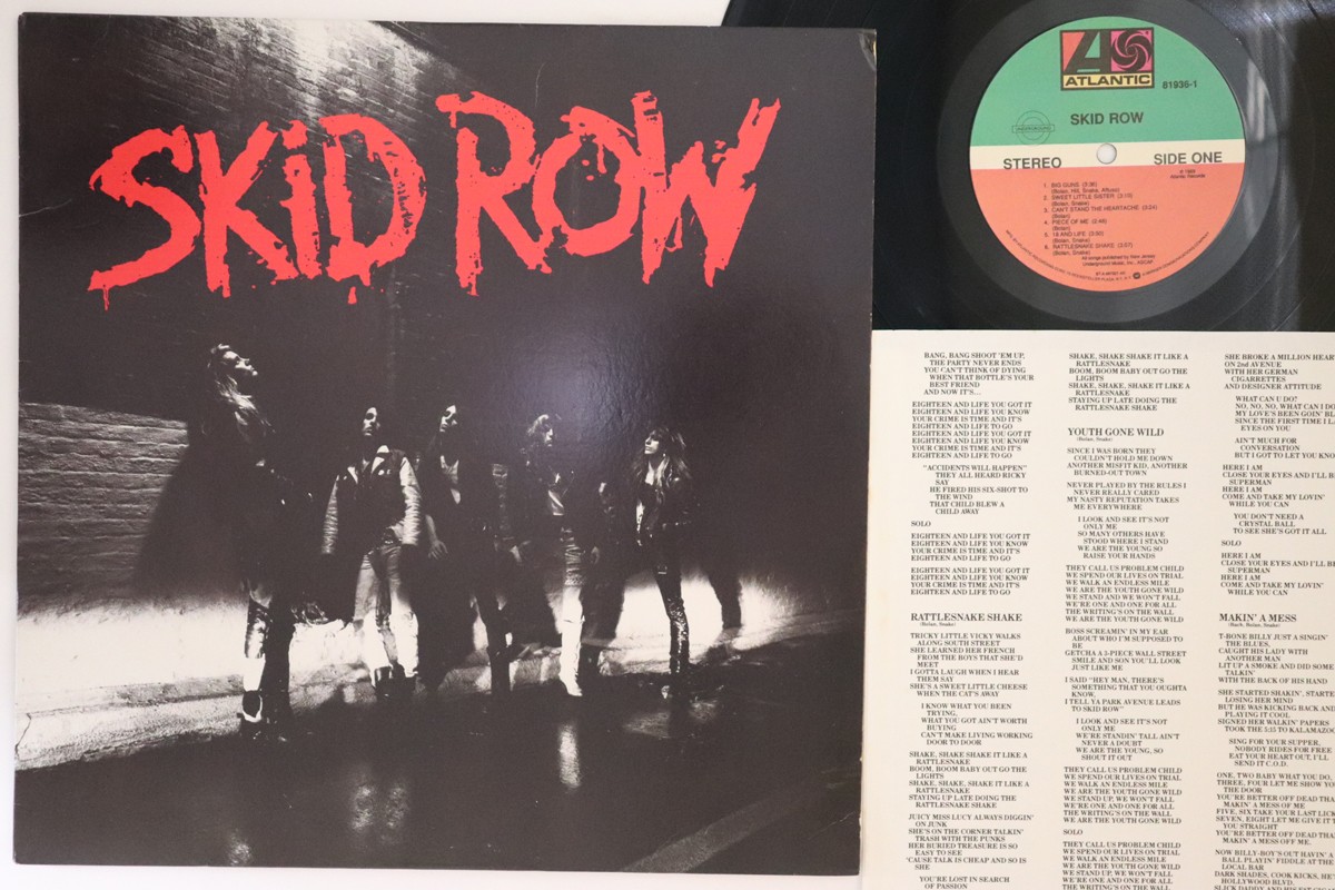 米LP Skid Row Skid Row 819361 ATLANTIC /00260 LP SKID ROW Skid Row 819361 ATLANTIC US | eBay