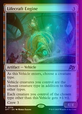MTG Magic the Gathering Lifecraft Engine (234/579) Aetherdrift LP FOIL