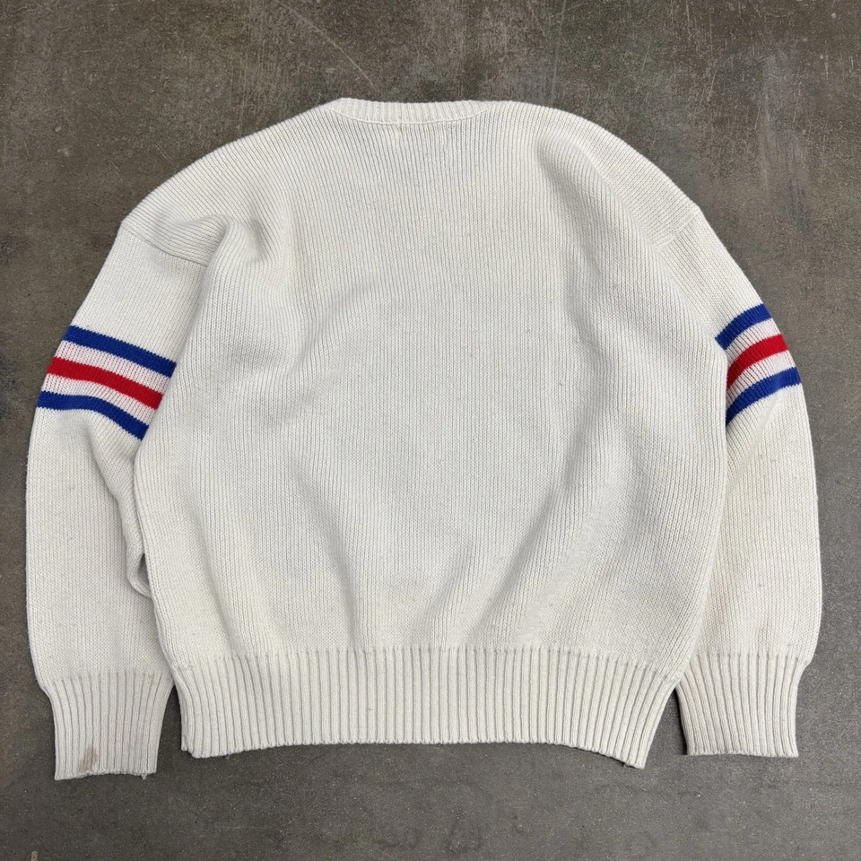 Suéter tejido vintage Cliff Engle Pro Line NFL Super Bowl XXVi 1992 talla grande Foto 2 de 4