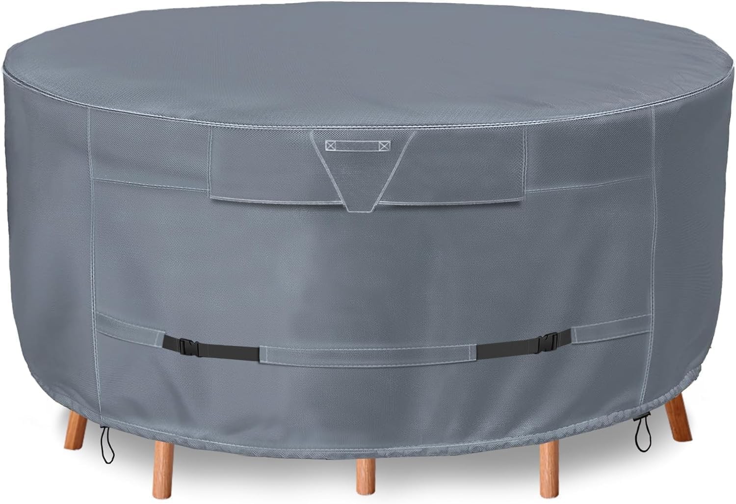 Round Patio Furniture Covers, Waterproof Outdoor Table Chair Set Covers, All ...