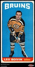 1964 Topps #50 Leo Boivin Bruins HOF 3 - VG