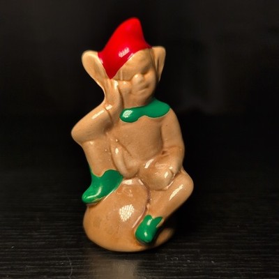 Vintage Mead McLech Pixie Elf Sprite Miniatur Dekanter Flasche Retro Kitsch