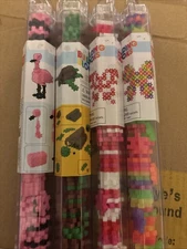 Lot of 32 Tubes Target Mini Hashtag Building Blocks Turtle Flamingo
