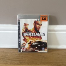 Vin Diesel Wheelman Playstation 3 PS3 Video Game Complete with Map and Manual