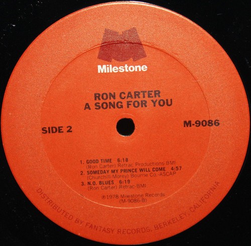 Ron Carter - A Song For You (LP, Album, Pit) (Very Good Plus (VG+)) - Foto 4 di 5