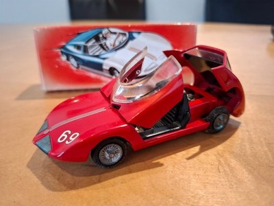 Tekno Denmark 1:43 Monza GT spyder 69 rot rare convertible near mint + OVP / BOX