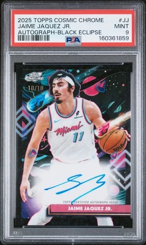 2025 Topps Cosmic Chrome Jaime Jaquez Jr. Base (PSA 9)