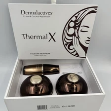 DERMALACTIVES Thermal X Face Lift Treatment Mask Serum Cream Kit NEW