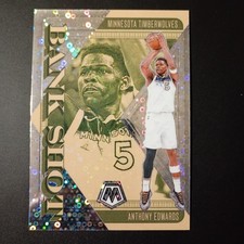 2024-25 Mosaic Anthony Edwards #17 Bank Shot Silver Fast Break Prizm