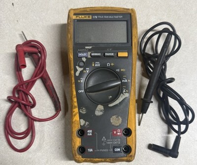 Fluke 179 Digital Multi-meter 6000-Count DMM w Backlight & Temperature Measure