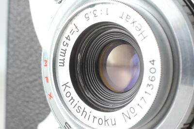 N MINT] Konica IIB-m II B m Rangefinder Camera Konishiroku 45mm f3
