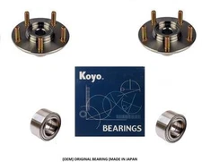 2001-2005 TOYOTA RAV4 Front Wheel Hub & OEM KOYO Bearing Kit (PAIR)